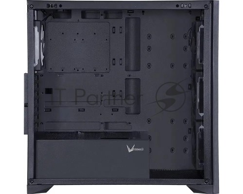 Компьютерный корпус Formula TimberLine T0 черный без БП mATX 6x120mm 6x140mm 2xUSB3.0 audio