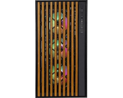 Компьютерный корпус Formula TimberLine T0 черный без БП mATX 6x120mm 6x140mm 2xUSB3.0 audio