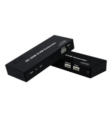 ORIENT VE070, HDMI 2.0 KVM extender (Tx+Rx), HDMI+USB+Audio удлинитель до 60 м по витой паре Cat6, HDMI 2.0, 4K@60Hz, HDCP, дополнительный выход HDMI, передача ИК сигнала управления (33336)