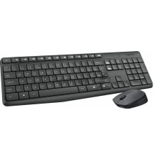 Комплект беспроводной клавиатура+мышь Logitech  MK235 Серый  (920-007949) РФ