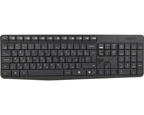 Комплект беспроводной клавиатура+мышь Logitech  MK235 Серый  (920-007949) РФ
