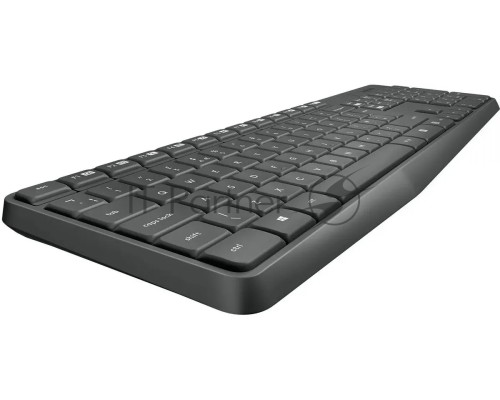 Комплект беспроводной клавиатура+мышь Logitech  MK235 Серый  (920-007949) РФ
