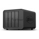 Сетевое хранилище TerraMaster D4-320 DAS tower/JBOD,RAID0,1/up to 4 SATA(3,5' or 2,5')/1xUSB3.1 Type-C gen2/1xPS/1YW
