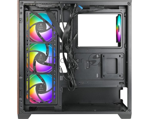 Корпус Azza Neptune черный без БП ATX 5x120mm 2x140mm 2xUSB2.0 1xUSB3.0 audio bott PSU