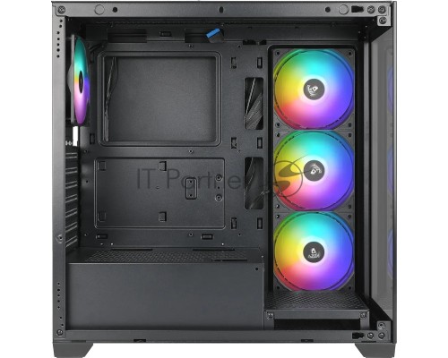 Корпус Azza Neptune черный без БП ATX 5x120mm 2x140mm 2xUSB2.0 1xUSB3.0 audio bott PSU