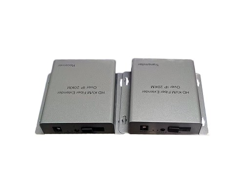 [переходник] ORIENT VE065F, HDMI Fiber IP KVM Extender (Tx+Rx), HDMI+USB удлинитель до 20 км по оптическому кабелю, HDMI 1.4, 1080p@60Hz, (33327)