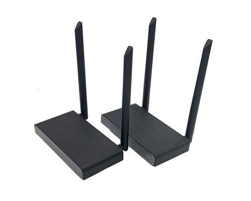 [переходник] ORIENT VE058, WiFi HDMI KVM extender (Tx+Rx), HDMI+USB беспроводной удлинитель до 150 м, HDMI 2.0, 4K@60Hz, HDCP2.2, передача ИК сигнала (датчики в комплекте), (33253)