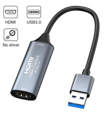 ORIENT C710HVC, Кабель-адаптер HDMI -> USB3.0, устройство видеозахвата со звуком 1920x1080@60Hz, поддержка Windows/MacOS/Android, (33274)