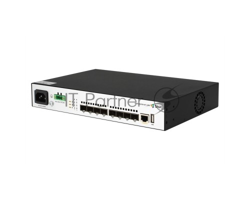 Управляемый коммутатор уровня SNR 2+, 8 x 1/10GE SFP+. Питание: 220V AC + встроенный UPS 12V