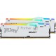 Оперативная память Kingston 32GB DDR5 6000MHz DIMM FURY Beast White RGB (2х16gb),CL40