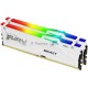 Оперативная память Kingston 32GB DDR5 6000MHz DIMM FURY Beast White RGB (2х16gb),CL40