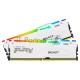 Оперативная память Kingston 32GB DDR5 6000MHz DIMM FURY Beast White RGB (2х16gb),CL40