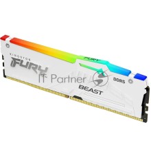 Модуль памяти Kingston 32GB DDR5 6000MHz DIMM FURY Beast White RGB CL40