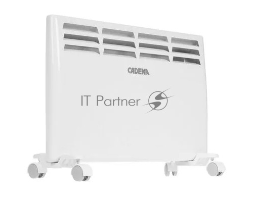Конвектор Cadena HTR-1500-X белый, 1500 Вт, 20 м2, термостат