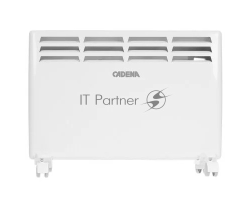 Конвектор Cadena HTR-1500-X белый, 1500 Вт, 20 м2, термостат