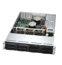 Сервер в сборе / SYS-621P-TRT (bundle1) / SYS-621P-TRT (bundle1): 2U / 1x Xeon Silver Sapphire Rapids 4510 / 1x DDR5 32GB 4800 / 1x SSD 240GB SATA , 2.5