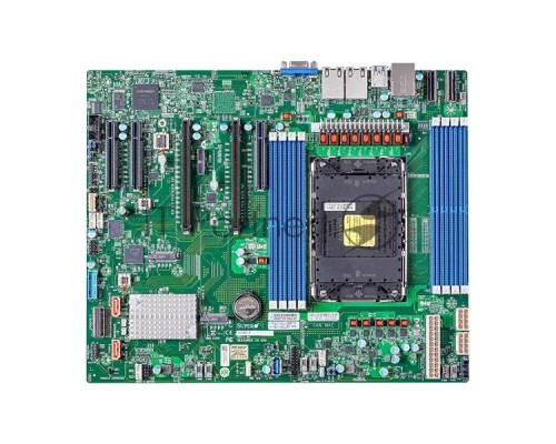 Серверная материнская плата SuperMicro X13SEI-F-B, сокет LGA 4677, 8xDDR5, 10xSATA, 2xM.2, 2xPCI-E 5.0 x16, 3xPCI-E x8, 2xGigabit Ethernet, 2xUSB 2.0, 2xUSB 3.2 Gen 1, VGA, EATX Серверная материнская плата SuperMicro X13SEI-F-B, сокет LGA 4677, 8xDDR5, 10xSATA, 2xM.2, 2xPCI-E 5.0 x16, 3xPCI-E x8, 2xGigabit Ethernet, 2xUSB 2.0, 2xUSB 3.2 Gen 1, VGA, EATX