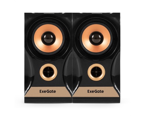 Акустическая система 2.0 ExeGate Maestro SPS-590 (Активная, питание 220В, 2х3Вт, 30-18000Гц, цвет темное дерево, Color Box)