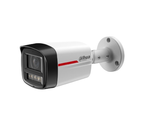 [Видеонаблюдение] DAHUA DH-IPC-HFW2449TLP-S-LED-0280B-PRO Уличная цилиндрическая IP-видеокамера WizColor 4Мп, 1/1.8” CMOS, объектив 2.8мм, видеоаналитика, микрофон, LED 50м, IP67, металл