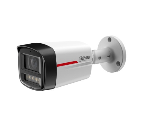 [Видеонаблюдение] DAHUA DH-IPC-HFW2449TLP-S-LED-0360B-PRO Уличная цилиндрическая IP-видеокамера WizColor 4Мп, 1/1.8” CMOS, объектив 3.6мм, видеоаналитика, микрофон, LED 50м, IP67, металл