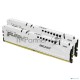 Оперативная память Kingston 64GB 5200MHz DDR5 CL40 DIMM (Kit of 2) FURY Beast White XMP KF552C40BWK2-64