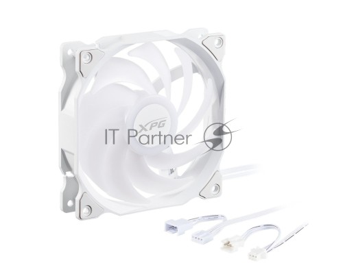 Комплект вентиляторов в корпус ADATA VENTO120ARGBPWM3C-WHCWW белый 120мм 1850rpm 4-pin 21db