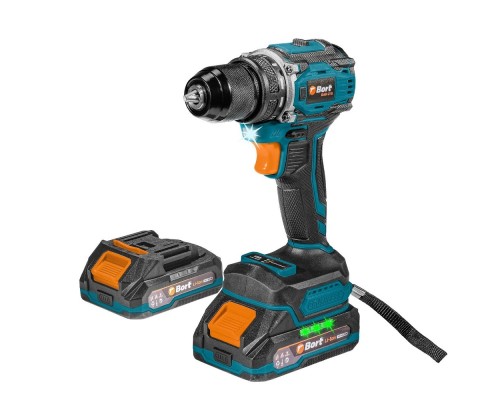 [Дрели, Шуруповерты, Гайковерты, Миксеры] Bort ДРЕЛЬ-ШУРУПОВЕРТ АККУМУЛЯТОРНАЯ BAB-21S (2х2АЧ+ЗУ) [93414912] { 18 В, 2 Ач, Li-lon, 2 Акк, аккумуляторная система Makita 18V LXT }