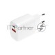 Сетевое зарядное устройство USB QC (20W) + Type C PD (20W), белое REXANT
