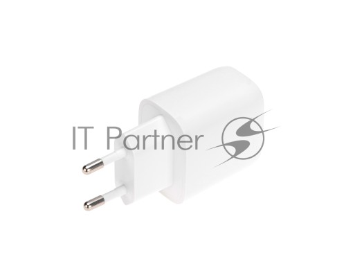 Сетевое зарядное устройство USB QC (20W) + Type C PD (20W), белое REXANT