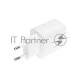 Сетевое зарядное устройство USB QC (20W) + Type C PD (20W), белое REXANT