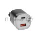 Сетевое зарядное устройство USB QC (30W) + Type C PD (33W), с дисплеем REXANT