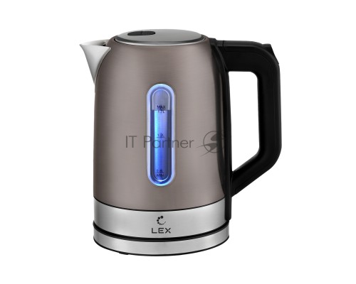 Чайник электрический LEX LX 30018-3, кофейный