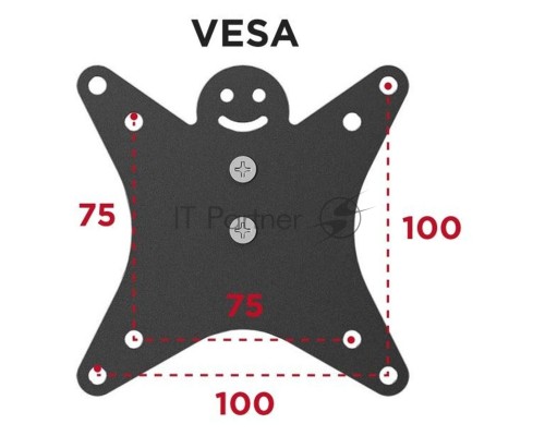 Кронштейн настольный для мониторов HOLDER MDS-SU203 черный