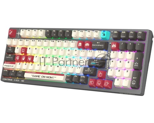 Клавиатура A4Tech Bloody WS98 Pixels Red механическая беспроводная USB темно-серый (WS98)