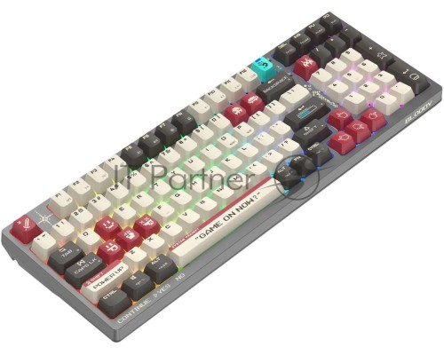 Клавиатура A4Tech Bloody WS98 Pixels Red механическая беспроводная USB темно-серый (WS98)