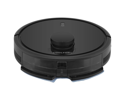 Робот-пылесос Coolfort CF-3206 черный, 2600 мАч Li-Ion, уборка влажная/сухая, пылесборник контейнер 0.23 л