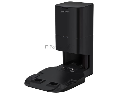 Робот-пылесос Coolfort CF-3206 черный, 2600 мАч Li-Ion, уборка влажная/сухая, пылесборник контейнер 0.23 л
