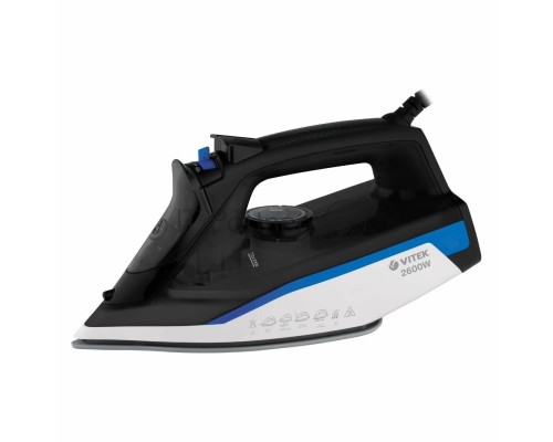 Утюг Vitek VT-8329 2600Вт черный/белый/синий