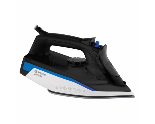 Утюг Vitek VT-8329 2600Вт черный/белый/синий