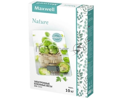 Весы кухонные электронные Maxwell Nature MW-1452, рисунок