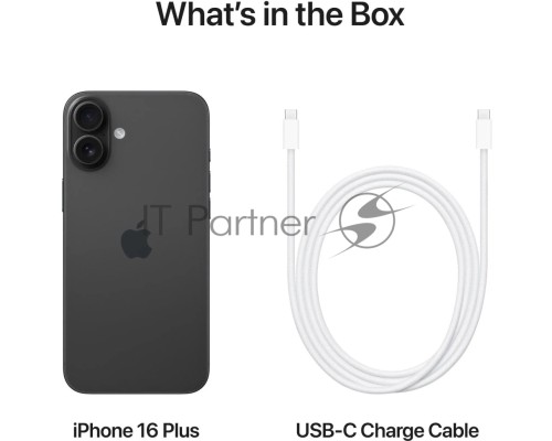 Смартфон Apple iPhone 16 Plus A3290 8Gb, 256Gb, Black