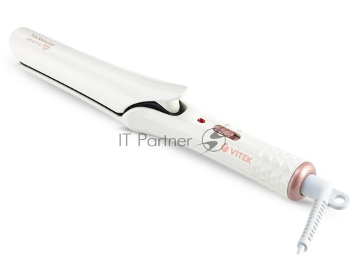 Выпрямитель Vitek VT-8406 25Вт белый макс.темп.:200С покрытие:керамико-турмалиновое