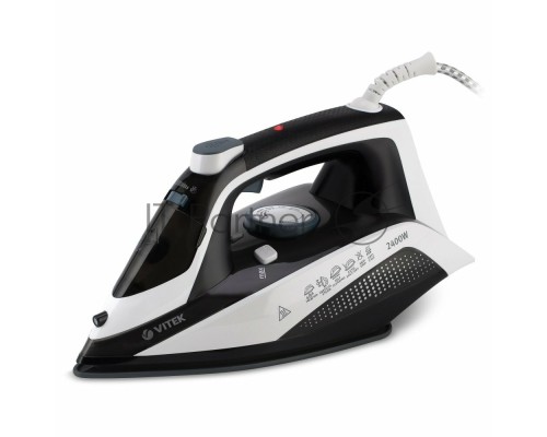 Утюг Vitek VT-8313 2400Вт белый/черный
