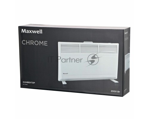 Конвектор Maxwell MW-4042, белый, 2000Вт, 25 м2,