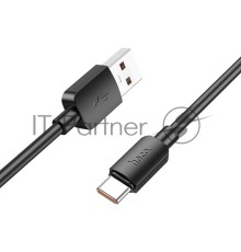Кабель Hoco X96 Hyper 100W TYPE-C USB (m)-USB Type-C (m) 1м черный коробка