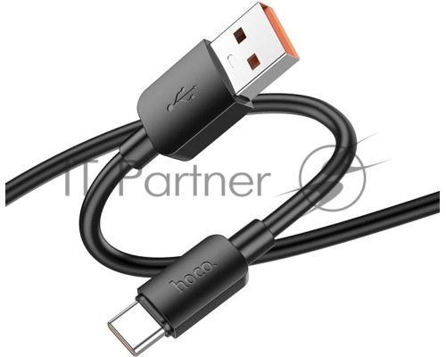 Кабель Hoco X96 Hyper 100W TYPE-C USB (m)-USB Type-C (m) 1м черный коробка