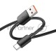 Кабель Hoco X96 Hyper 100W TYPE-C USB (m)-USB Type-C (m) 1м черный коробка