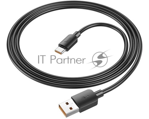 Кабель Hoco X96 Hyper 100W TYPE-C USB (m)-USB Type-C (m) 1м черный коробка