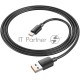 Кабель Hoco X96 Hyper 100W TYPE-C USB (m)-USB Type-C (m) 1м черный коробка