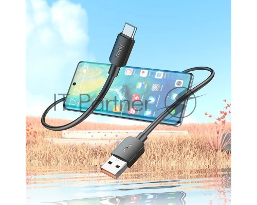Кабель Hoco X96 Hyper 100W TYPE-C USB (m)-USB Type-C (m) 1м черный коробка